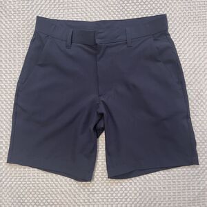 Fabletics The Only Short Navy Blue 8” Inseam Chino Commuter Shorts Men S/M EUC